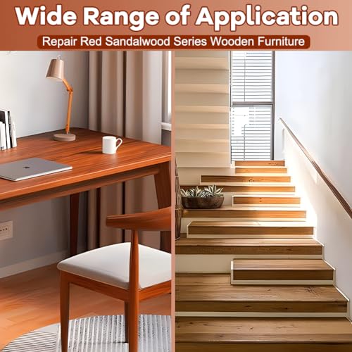 Paint Fix Marker Pen, Paint Fix Filler Pen for Wood Floor Home Touch Up, Wood Furniture Scratch Repair Touch Up Pen, Recolour Marker for Hides Nicks Paint-Fix Stains, Scratches
