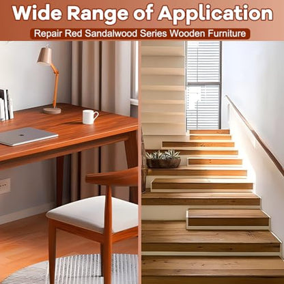 Paint Fix Marker Pen, Paint Fix Filler Pen for Wood Floor Home Touch Up, Wood Furniture Scratch Repair Touch Up Pen, Recolour Marker for Hides Nicks Paint-Fix Stains, Scratches