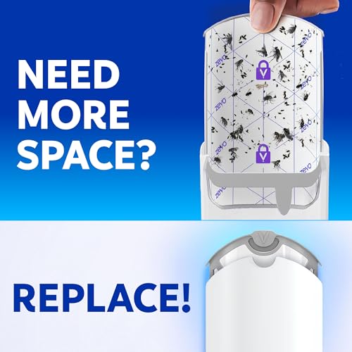 Zevo Flying Insect Trap Official Refill Cartridges - Fits Both Zevo Trap & MAX Indoor Fly Trap - Authentic Trap+Lock Technology to Catch Gnats, House & Fruit Flies (4 Official Refill Cartridges) - style: 4 Refill Cartridges
