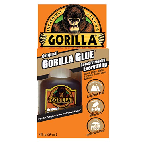 Gorilla Original Gorilla Glue, Waterproof Polyurethane Glue, 2 Ounce Bottle, Brown, (Pack of 1) - style: 1 - Pack