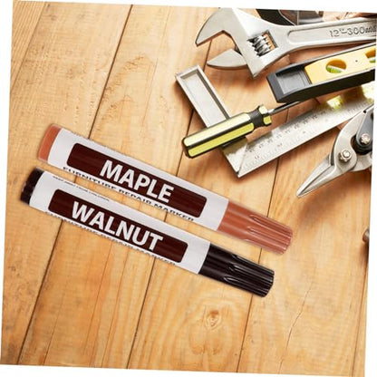 LIFKOME Hardwood Floor Scratch Repair Kit 8pcs Furniture Repair Pens Touch-up Paint Markers Wood Stains Pen for Scratch Removal