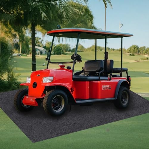 JOMMIE CHEN Large Rubber Floor Mat for Car Washable Garage Mats for Floor Absorb Liquids Oil Drip Pan for Under Car Protects Floor from Spills, Drips, Splashes and Stains Garage Mats (6.6x8.5 Feet) - size: 6'8" x 9' (Rectangular)