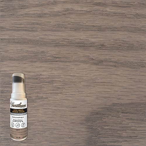 Varathane 368034-4PK Less Mess Wood Stain and Applicator, 4 oz, Gray, 4 Pack - color: Gray, size: 4 Ounce (Pack of 4)