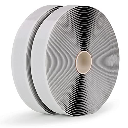LLPT Butyl Tape Black 3/4 Inch x 33Ft 2 Pack Tight Seal for Leak Proof EPDM RV Repair Window Glass Boat Sealing Roof Pipe Patching(BST342) - size: 3/4" Black