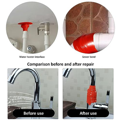 Cabilock 4pcs Seal Tape Duct Tape for Home Repair High-Pressure Self-Adhesive Waterproofing for Pipes and Faucets