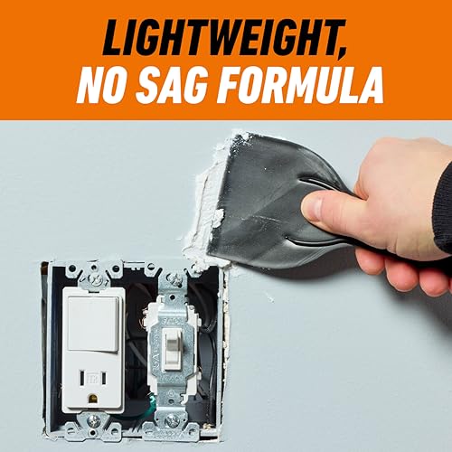 Gorilla Heavy Duty Wall Repair Spackling + Primer, 16 Ounce Tub,White