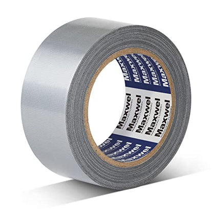 Duct Tape Heavy Duty Waterproof - 1.88 in 35 Yards Tearable Silver Duct Tape No Residue Strong Adhesive for Home Repair Use,Carpet Binding,Bundles - color: Grey