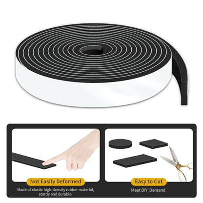 Weather Stripping,Door Weather Stripping,Strong Adhesive, Weatherproof, Reduce Noise,Door Seal,Foam Insulation Tape for Doors and Windows(Black, 1 in x 1/4 in x 13Ft) - size: 1 In x 1/4 In x 13Ft