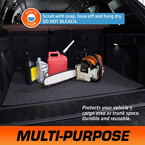 Armor All Premium Maintenance Mat Oil Spill Garage Floor Mat, (30" x 59") (2-Pack), Absorbent, Waterproof, Contains Liquids, Protects Garage Surface or Driveway, Reusable, Washable, Durable (USA Made) - size: 30" x 59" (Rectangular) (2-Pack)