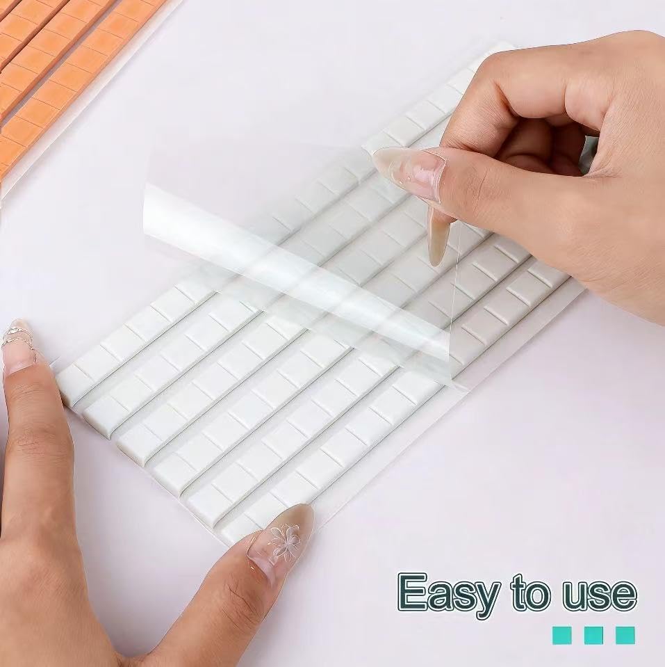Feosky Adhesive Poster Sticky Tack Putty, Reusable and Removable Adhesive Putty, 120PCS, Mounting Putty for displaying Wall Paintings, Museum Art Photography, Picture, Crafts (White, Pack of 1) - color: White, size: 1Pack