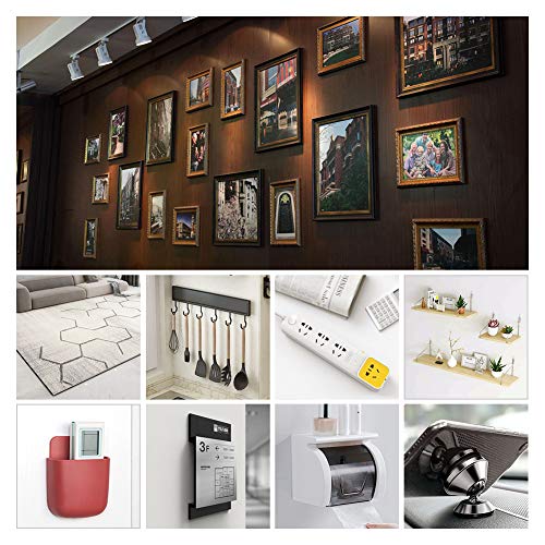 CLAVICHORD Double Sided Tape Heavy Duty, Clear Acrylic Mounting Tape, Strong Adhesive, Removable, No Residue, Transparent Nano Tape for Wall Decor, Poster, Picture Hanging, DIY Crafts (1’’x10FT) - size: 1“