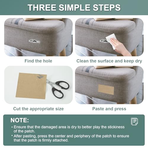 Linen Canvas Repair Tape, 4×63 Inches Blue Waterproof Self-Adhesive Patch for Outdoor Gear, Durable Fabric Tape for Boat Covers, Tents, Couch, Sofas, Sun Shades, Awnings, and Lounge Chairs - color: Blue