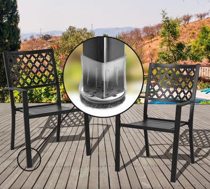 Slipstick GorillaOutdoor Berber Furniture Feet Pads with Clear Sleeve Sock (4 Pack) Outdoor Furniture Sliders for Round & Square Legs, XL - size: Universal XL