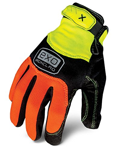 Ironclad EXO2-HZA-03-M EXO Hi-Viz Abrasion Gloves - size: Medium