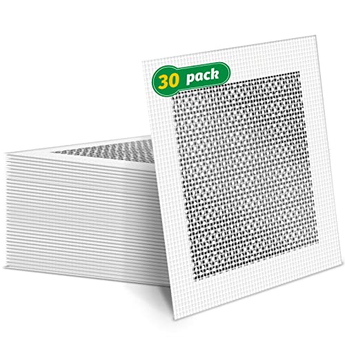 30Pcs 6 Inch Drywall Patch, Wall Repair Patches, Self-Adhesive Fiberglass Repair Kit Dry Wall Hole Repair Patch for Aluminum Metal Sheetrock Ceiling (6"x 6") - size: 6 Inch_30Pcs