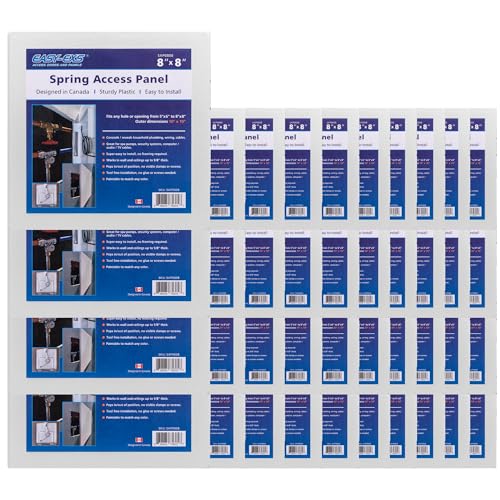 EASY-EXS Access Panels Spring-Fit 8"x8" (External 10"x10") Square (40) - size: 8x8