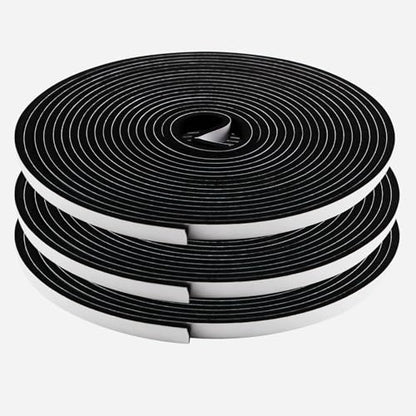 50Ft Weather Stripping Door Seal Strip, Strong Adhesive, Noise-Reduction, Weatherproof Foam Tape Insulation Weather Stripping Door Seal Foam Tape for Doors Windows 1/2 in Wide x 1/8 in Thick - size: 50FT