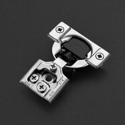 HOME EDIT 2 Pack 1 Pair 3/4 inch Overlay Soft Close Cabinet Hinges for Kitchen, Stainless Steel Three-Way Adjustable, Concealed Self-Closing Door Hinges - size: 3/4 inch Overlay