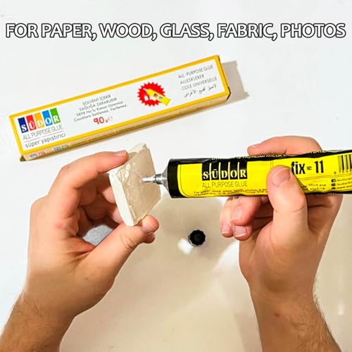 [2 Pack] Heavy Duty Liquid Super Glue 90g Each – Clear Waterproof Adhesive for Plastic, Wood, Metal, Glass, Fabric & Craft Repair – Strong Epoxy Pegamento with Brush for DIY & Nails