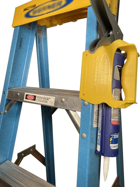 Boxtown Team Ladder Carrier (XL PRO Yellow) | Ladder Accessories | Ladder Handle | Drill Gun Holster - color: XL Pro Yellow