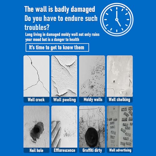 Drywall Patch Repair Kit: Wall Mending Agent for Holes & Cracks - Wall Repair Paste for Nail Holes, Dents & Small Damage-100g - color: 100g