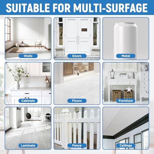 White Paint Multi Surface Semi-Gloss White Touch Up Paint Repair for Metal,Wall,Door,Cabinets,Wood,Furniture, Appliance,Metal, Acrylic Touch Up Paint Pen, Enamel 30ML - color: Semi-Gloss White