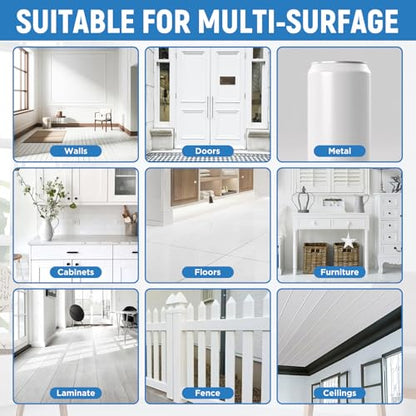 White Paint Multi Surface Semi-Gloss White Touch Up Paint Repair for Metal,Wall,Door,Cabinets,Wood,Furniture, Appliance,Metal, Acrylic Touch Up Paint Pen, Enamel 30ML - color: Semi-Gloss White