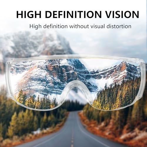 JING LEI Anti Fog Safety Glasses, Safety Goggles Over Eyeglasses, Anti Dust Impact Scratch Resistant Splash Proof Chemical Wrap Around Eye Protection for Lab Nurses Workers Architect Men and Women - color: Gray