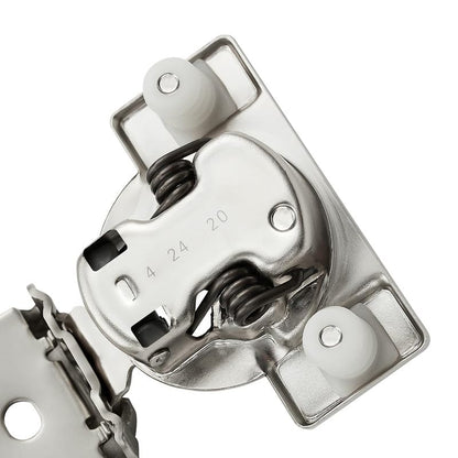Ravinte 2 Pack 1 Pair 1 inch Overlay Soft Close Kitchen Cabinet Hinges Stainless Steel Adjustable Kitchen Hinges Satin Nickel Cabinet Hardware - size: 1 inch Overlay