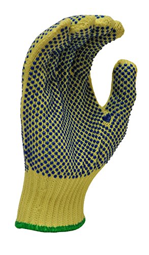 G & F Products unisex adult Latex cut resistant work gloves, Yellow, X-Large US - size: 1 Count (Pack of 1)