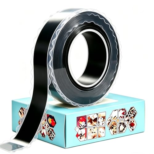zvp Double Sided Adhesive Nano Tape, Heavy Duty Foam Tape, Removable Mounting Tape, Suitable for Carpet, Poster, and Wall Decoration (Black, 1.15 * 394 in) - color: Black, size: 1.15*394 IN