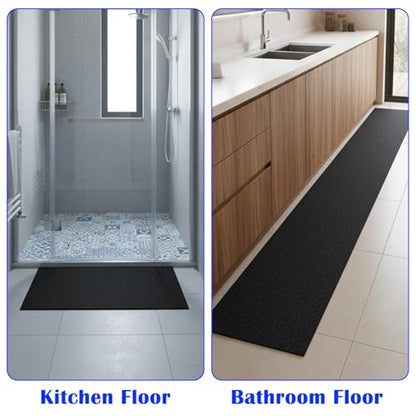 10 Inch x 16.5 Ft Anti Slip Traction Tape, Heavy Duty Grip Tape for Stairs, Non Skid Treads High Traction Non-Slip Safety Tape Roll for Indoor Outdoor, Waterproof, Weather Resistant (Black)