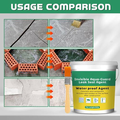 2024 New Invisible Waterproof Agent Set, Upgrade Super Strong Transparent Waterproof Coating Agent, Anti-Leakage Agent Transparent Leakage Protection Glue Repairing Leak Waterproof Adhesive (1)