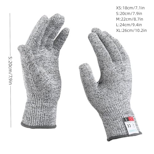 Premium Cut Resistant Gloves - Level 5, Ambidextrous, Washable - color: Green, size: X-Large