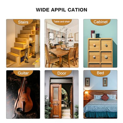 Multi-Color Wood Filler Kit | Professional Repair for Furniture & Flooring | Non-Toxic Fast-Drying Putty (Tools Included)