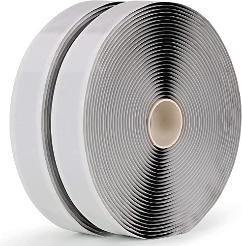 LLPT Butyl Tape Black 1 Inch x 33Ft 2 Pack Tight Seal for Leak Proof EPDM RV Repair Window Glass Sealing Roof Pipe Patching (BST232) - size: 1" Black