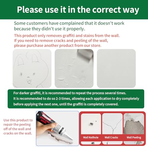 Portable Wall Paint Tool,Large Roller Brush Wall Repair Tool,Wall Repair Kit,Wall Roller Paint BrushSuitable for Repairing The Wall with Latex Paint,Water-Based(500g,White) - style: 1Pack