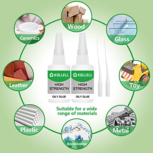 High Strength Oily Glue,Universal Super Glue,Welding High-Strength Oily Glue, Used for Quick Repair of Metal, Plastic, Wood, Glass, Jade and So On(50g/pcs) (3PCS) - color: Oliy Glue 3Pcs
