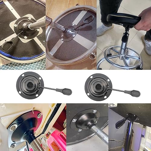 Office Chair Tilt Control Replacement Heavy Duty Swivel Seat Mechanism Base 5.5'' Mount Plate UP/Down Lift Lever Handle for Ergonomic Gaming Computer Chairs Bar Stool Repair Accessories
