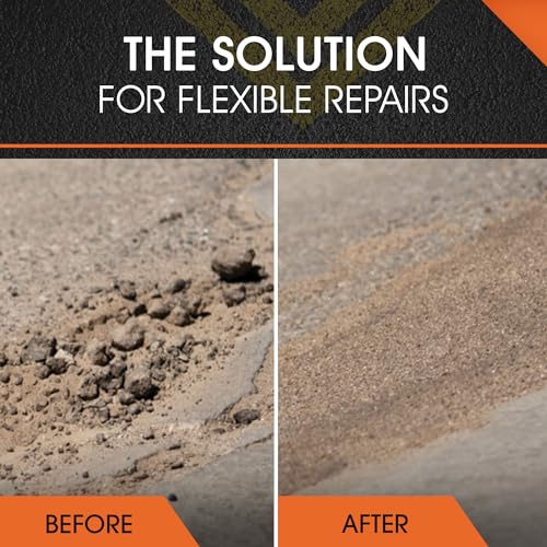 Roklin Systems, Inc. - PolyFlex DS Concrete Crack Filler, Quick-Drying Asphalt Crack Sealer, Floor/Wall Repair Patch Kit Essential, 3 gallons (1 ½ gallons x 2 - Side A & B), Gray - color: Gray, size: 3 Gallon