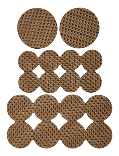 Scotch Gripping Pads Value Pack, Round, Brown, Assorted Sizes, 36 Pads/Pack (SP941-NA) - size: 3/4", 1" & 1-1/2", style: 36 Pads