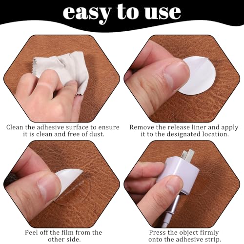 40 Pcs Round Adhesive Pads 1" Double Sided Sticky Adhesive Pads Round Heavy Duty Mounting Tape Clear Removable Dots for Car Phone Mounts Dashboard Dash Cam Base Home Office