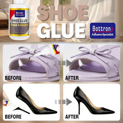 2 Pcs Shoe Glue, Fast Drying Clear Shoe Glue for Sole Repair, Waterproof, Heat-Resistant, Strong Adhesive for Shoe Sole Repair, Boot, Sneakers, High Heels, Sandals - size: 2 Pake, style: Shoe Glue