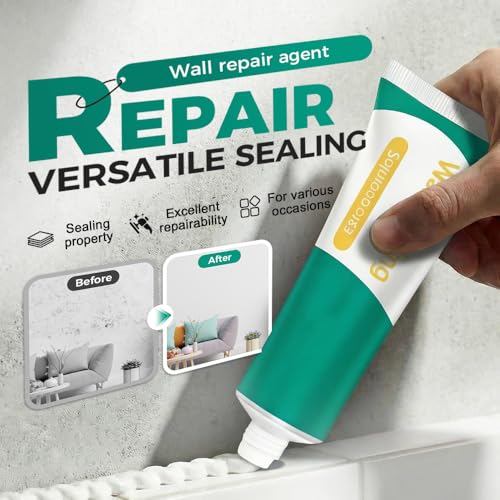 Drywall Patch Repair Kit with Scraper, Wall Mending Agent for Holes, Cracks, & Small Damage, Quick & Easy Solution for Home Wall Repair (1PC) - color: 1PC