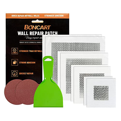 BONCART Set of 20 Spackle Wall Repair Kit, Drywall Repair Patch Kit,Wall Mending Agent Putty,Wall Repair Paste Plaster for Wall Crack/Nail Hole,Wall Repair Patch Kit with Scraper/Abrasive Sponge