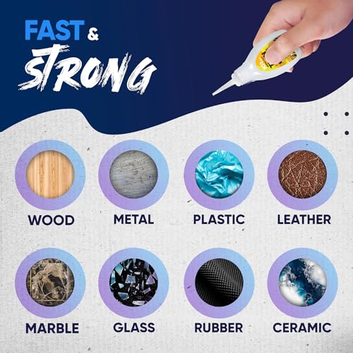 CA Glue Thin Viscosity Kit, 1.75 oz. Cyanoacrylate Glue, Super Glue for Precision Repairs, Wood, Plastic, Model Building, Crafts, and 3D Printing, Fast-Drying Adhesive for Tight Spaces and Cracks - size: 1 Pack, style: Thin CA Glue