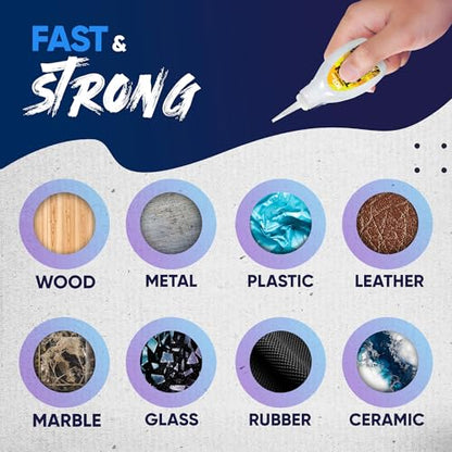 CA Glue Thin Viscosity Kit, 1.75 oz. Cyanoacrylate Glue, Super Glue for Precision Repairs, Wood, Plastic, Model Building, Crafts, and 3D Printing, Fast-Drying Adhesive for Tight Spaces and Cracks - size: 1 Pack, style: Thin CA Glue