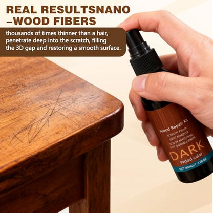 Professional Wood Floor Scratch Repair,Wood Repair Kit, Floor Cover Nicks and Scratches,Covers Nicks, Marks, Minor Defects, Restores Finish