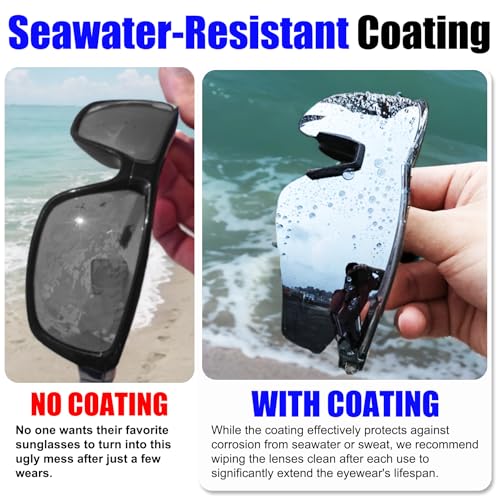 Polarized Sports Sunglasses for Men Women,Wrap Around Sun Glasses for Running Cycling Baseball Fishing Golf Hiking - color: Transparent Black