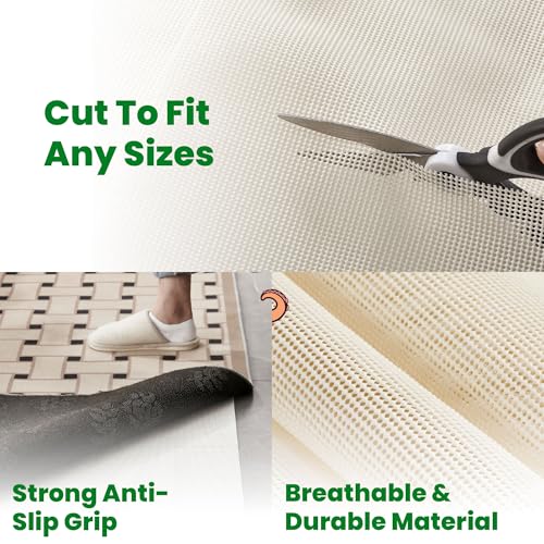 ECOHomes Non Slip Mattress Gripper Pad Stop Mattress, Keep Topper from Sliding - Anti Slip Grip Pads Holder Stop Couch Cushion, Sofa Cushions, Patio & Furniture to Prevent Sliding (Twin XL) - size: Twin XL